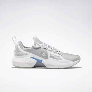 Reebok Sole Fury TS Freizeitschuhe Damen - Grau/Weiß/Blau - DE 683-KDM